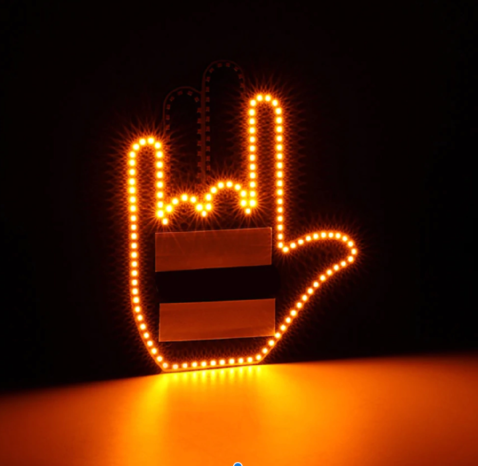 Gestolux · Mano LED para el coche