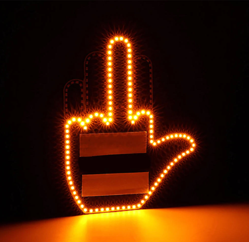 Gestolux · Mano LED para el coche